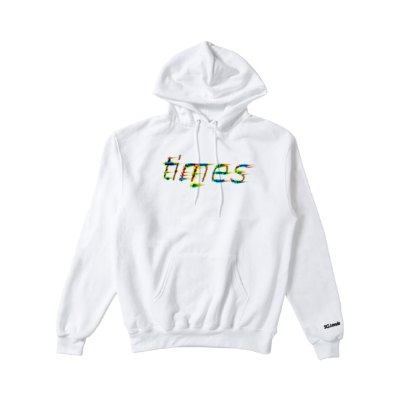 SG Lewis - times Pixel Logo Limited Edition White Hoodie