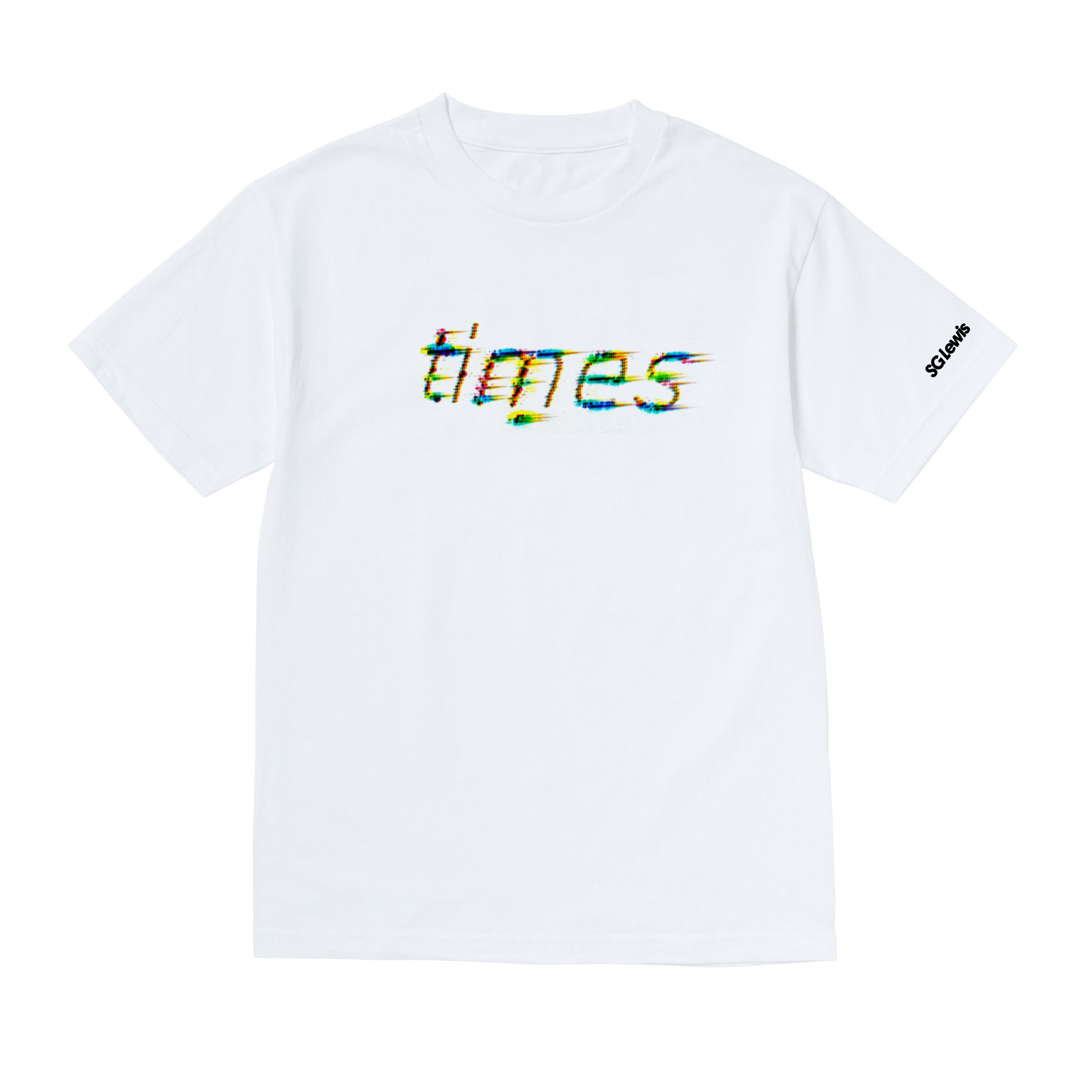 SG Lewis - Pixel Logo White T-Shirt